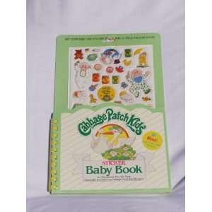  Cabbage Patch Kids Sticker Baby Book (1983): Toys & Games