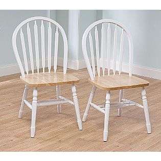 pc. Farmhouse Dining Set in White/Natural  For the Home Dining 