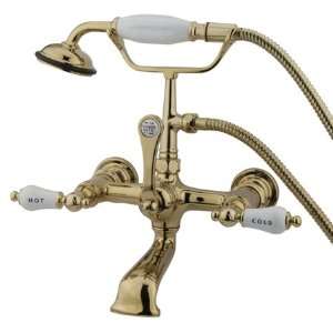 Princeton Brass PCC555T2 7 inches center wall mount clawfoot tub 