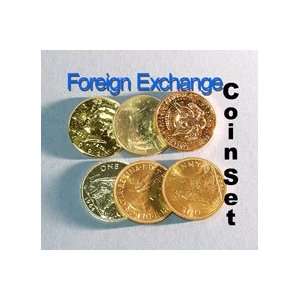  Foreign Ex Change Coin Set Money Magic Trick Money Bill 