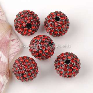   Crystal Loose Pave Disco Ball Craft Spacer Jewelry Bead GEM  