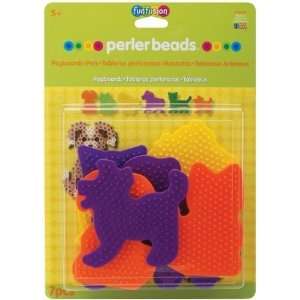    Perler 22656 Perler Fun Fusion Bead Pegboards 6/Pkg: Toys & Games