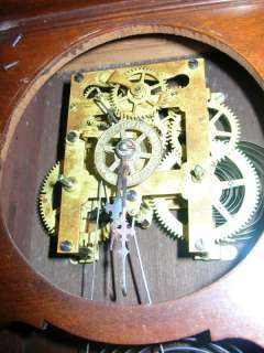 Antique Waterbury Parlor Kitchen Clock for Repair or Parts     