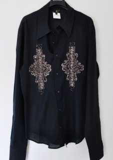 Authentic Mens $520.00 Roberto Cavalli Designer Shirt Size 56 