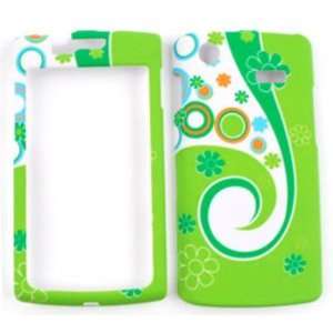  Samsung Captivate i897 Flowers and Circles on Light Green 