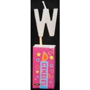  Letter W Candle Assorted Colors Toys & Games
