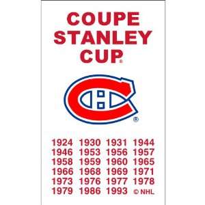 Future Product Sales Montreal Canadiens 3X5 Replica Stanley Cup Banner 