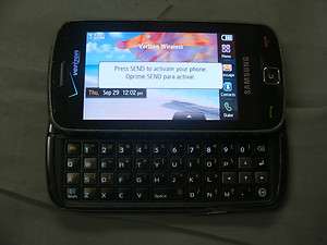 VERIZON SAMSUNG U960 ROGUE CELL PHONE TOUCH SCREEN USED 0635753477825 