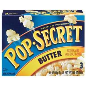 Pop Secret Butter Popcorn 3 pk 10.5 oz (Pack of 12)  