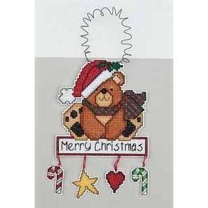  Santa Bear Counted Cross Stitch Wizzer Kit: Home & Kitchen