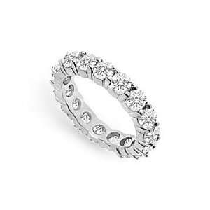    Diamond Eternity Ring  14K White Gold   3.00 CT Diamonds Jewelry