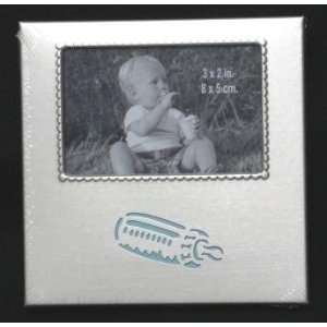  Easel Back Silver Metal 2x3 Baby Photo Frame: Baby