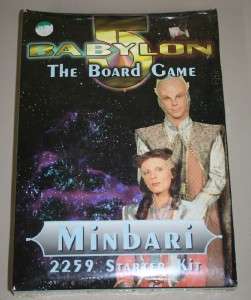 Babylon 5 The Board Game Minbari 2259 Started Kit SEALED  