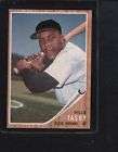   Baseball Lot 4 CardsDanny OConnell Jim King Tom Morgan Willie Tasby