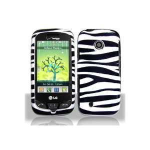  LG VN270 Cosmos Touch Graphic Case   Black/White Zebra 