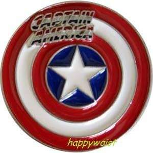  Original CAPTAIN AMERICA Logo Belt Buckle Licensed Marvel 