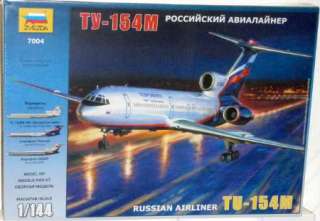 ZVEZDA  Russian Airliner TU 154M  1144 7004  