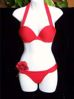 Victorias Secret Miraculous RED Bombshell Bikini 32B, 34B, 34C, 36A 