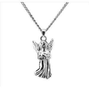   : Guardian Angel Sterling Silver Cremation Jewelry Necklace: Jewelry