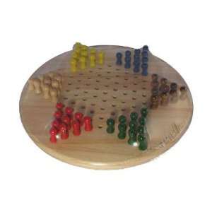  Jumbo Wood Chinese Checkers: Toys & Games