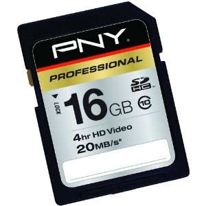 PNY 16GB HI SPEED SDHC CLASS 10 CARD: Office Products