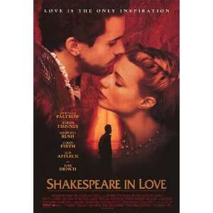 Shakespeare in Love 27 X 40 Original Theatrical Movie Poster