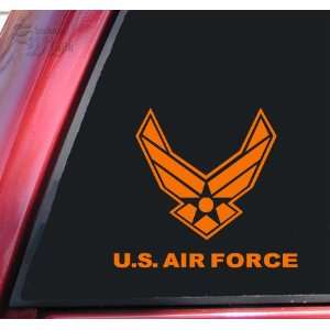  U.S. Air Force Vinyl Decal Sticker   Orange Automotive