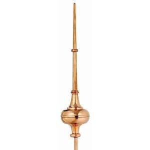  53 Morgana Finial   Polished Copper