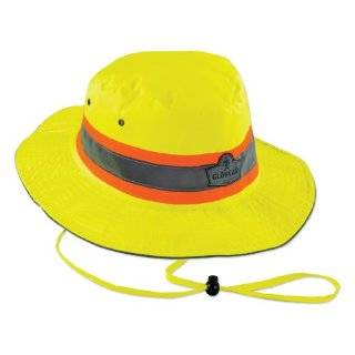  GLoWEAR 8935 Class Headwear Hi Vis Ranger Hat, Lime, Large 