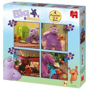  Jumbo Big and Small 4 in 1 Puzzles Toys & Games