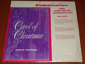 JOHN W. PETERSON   CAROL OF CHRISTMAS   EXTREMELY RARE STILL SEALED LP 