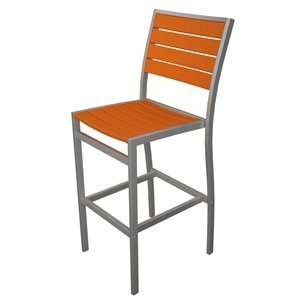  Poly Wood A102FASTA Euro Side Chair Outdoor Bar Stool 