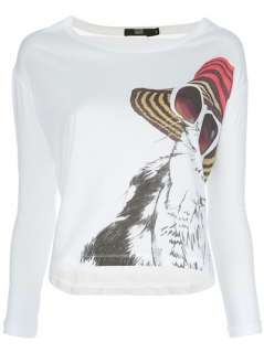 Markus Lupfer Cool Cat T Shirt   Feathers   farfetch 