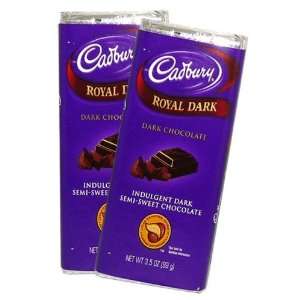 Cadbury Royal Dark Chocolate Bar 3.50 oz (Pack of 24)  