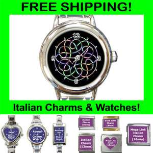 Celtic Knot Color Design   Italian Charms & Watches   CW121301  