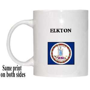  US State Flag   ELKTON, Virginia (VA) Mug 