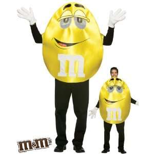  Teen Deluxe Yellow M&MS Character Costume: Toys & Games
