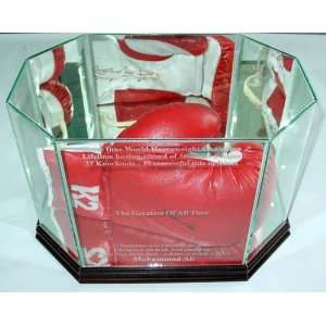  Muhammad Ali Autographed Signed Glove & Display Case 
