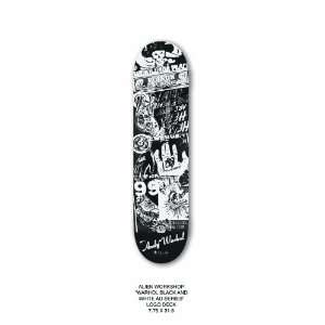  Alien Workshop Warhol Logo Black and White Skateboard Deck 