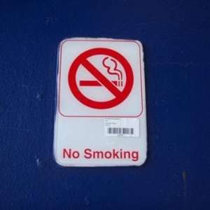  Smoke Free Building Sign From Giants Stadium Sports 