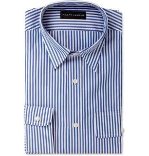 Ralph Lauren Black Label Custom Fit Bengal Stripe Cotton Shirt  MR 