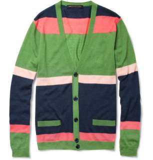  Clothing  Knitwear  Cardigans  Striped Cashmere 