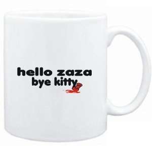  Mug White  Hello Zaza bye kitty  Female Names Sports 