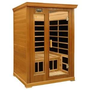  2 Person Luxury Cedar Infrared Sauna: Home Improvement