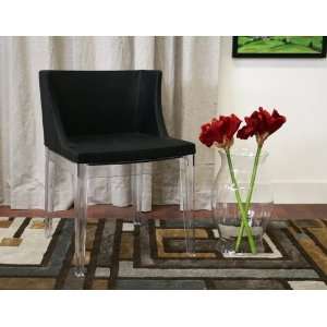    Fiore Black Accent Chair by Wholesale Interiors