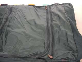 Vintage TUMI forest green nylon 24 bi foid Garment Travel Bag  