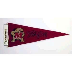 University of Maryland Traditions Pennant 13 x 32  Sports 