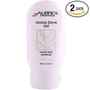 Aubrey Organics   Amino Derm Gel Clear Skin (All Skin Types), 2 Fl Oz 