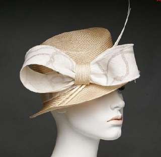   ™ Ladies Ladys Alura Straw Sloped Crown Profile Brim Hat  