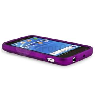 Purple Hard Plastic Case Cover For Tmobile Samsung Hercules Galaxy S2 